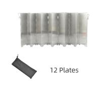 Protector De Viento Para Estufa De Gas Aluminio Platos Antirroto Para Camping Picnic Cocina Exterior Ventas Por Pieza - details 8