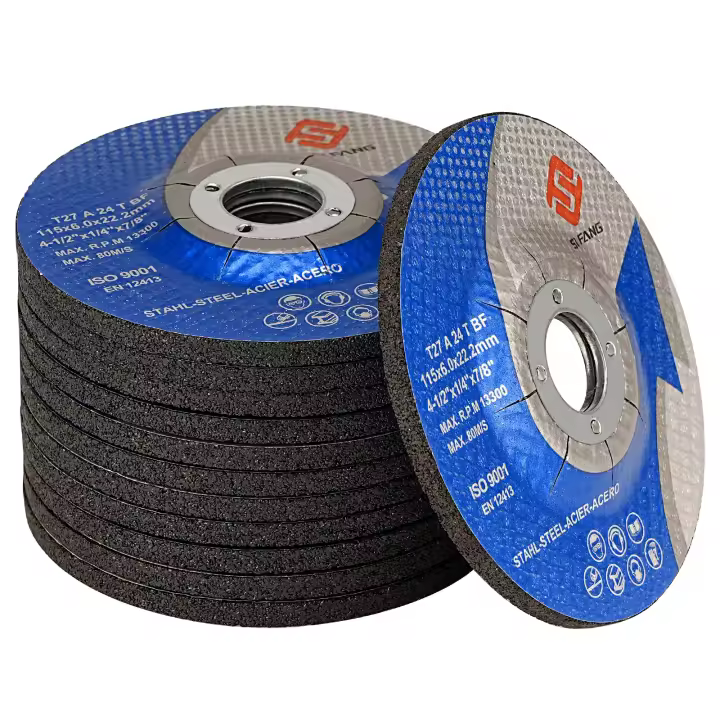 SIFANG Rueda De Corte De Acero Inoxidable Para Amoladora Angular Metálica 115x6mm Rueda De Resina Reinforzada Para Fibra Herramienta Abrosiva - 1