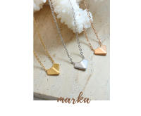 Encanto Collar con colgante cuadrado de acero inoxidable 316, cadena acrílica negra de varios estilos a la moda para mujer, joyería de producto especial, resistente al agua, Gargantilla de Color dorado para boda, regalo de joyería - details 1