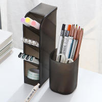 Estuche De Maquillaje Y Labial Transparente Y Mate Organizador Multifuncional De Estación Para Bricos Y Desechos En La Oficina Y El Hogar - details 5