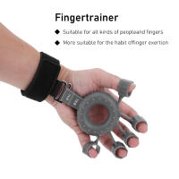 Entrenador De Músculos De Mano Con Anillo De Muñeca Ajustable En Silicona Estirador De Dedos Para Escalar Y Guitarra - details 4