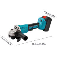 Amoladora angular a batería 125 mm, amoladora angular 21 V con 2 baterías y cargador, 13000 RPM motor sin escobillas, discos de corte de 125 mm, Con 2 de Corte, 3 velocidades, Amoladora Pequeña Eléctrica para Cortar, Pulir y Lijar - details 6