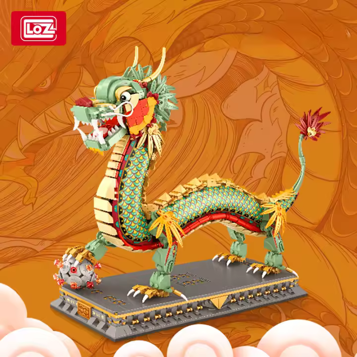 LOZ Dragón De Dios Bloques De Construcción Para El Mar De La Tierra Juguete De Montaje De Partículas Pequeñas Regalo Del Año Nuevo Chino - 1