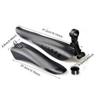 2pcs Guardabarros De Bicicleta PP Suave Plástico Para MTB DH Protección Contra Salpicaduras Accesorio Aumento De Anchura Y Largo - details 12