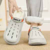Zapatillas De Invierno Para Hombre Suaves Y Cálidas De Peluche Interior Para Dormitorio Calzado De Algodón EVA Clogs Confortables Tallas 38-45 - details 10
