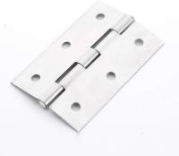 10 piezas de harrajespara muebles de Maple inoxidable para el hogar, bisagras para Puerta de 55 mm x 33 mm de longitud - details 2