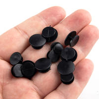 Set De 25 Botones De Nylon Negros Para Niños Accesorios De Decoración Para Zapatos Ligeros Y Económicos Adornos De Plástico Para Manualidades - details 3