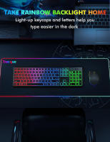 JOMAA Teclado Y Ratón Inalámbrico 2.4G RGB Retroiluminado Recargable Tamaño Completo Ergonómico Tipo-c Set De Teclado Y Ratón - details 5