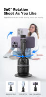 Soporte De Teléfono Con Seguimiento Facial Automático TOKQI-P03 Gimbal Inteligente 360° Rotación Para Smartphone Y Cámara De Acción Ideal Para Vlogs - details 13