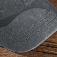Gorro De Béisbol De Algodón Unisex Vintage Hip Hop Ajustable Para Hombres Y Mujeres Protección Solar Color Sólido Dad Bone Casquette - details 7