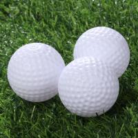 Bolas De Golf De Práctica 10 Pcs Blanco Suaves Para Interior Bola De Aire Verdadera Conformidad De Un Solo Pieza - details 8