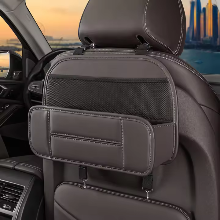 Caja De Almacenamiento Multifuncional Portátil Para Asiento Del Coche Organizador De Espacio Para Viajes Y Automóviles - 1