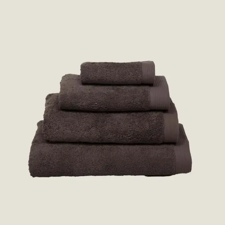 TEXTURA Toalla baño algodón Maxim color marron tabaco - 1