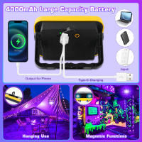 Luz Negra LED UV Para Fiestas Disco DJ Halloween Xmas Luz De Escenario Ultravioleta Eficiente Bombilla LED Fuente De Luz Portátil Para Dance - details 9