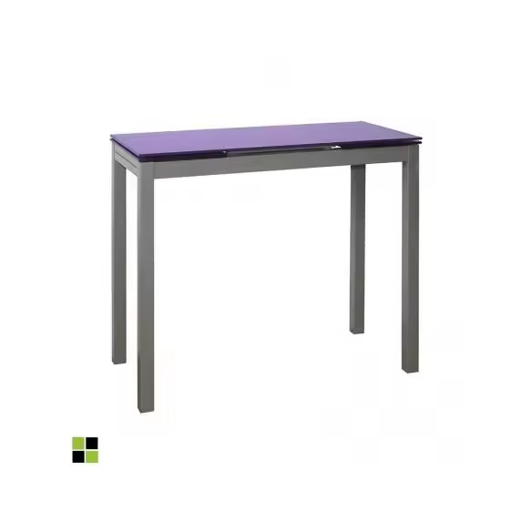 Momma Home Mesa de Cocina Extensible Novi Cristal Templado - 135x40cm - 1