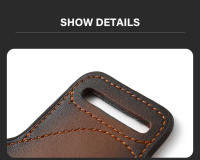 Estuche De Cuero Para Cuchillo Plegable EDC Estuche Protector De Bolsillo Herramienta De Exterior Estuche De Cinturón Para Cuchillo De Cuero - details 9