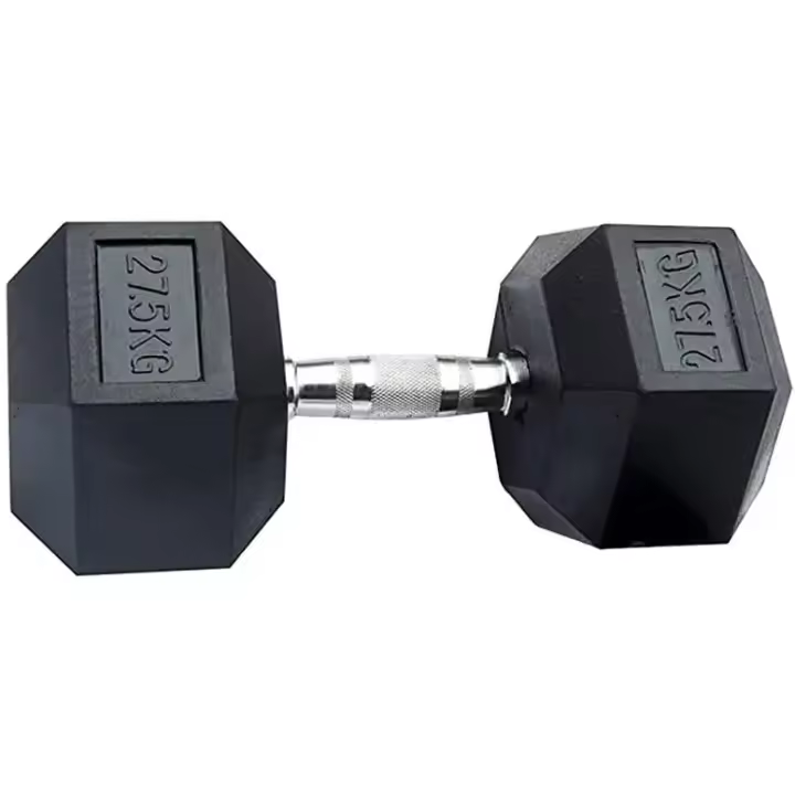 Ozio Fitness Mancuerna Hexagonal 27,5 Kg Fitness Musculación | Agarre Seguro - 1