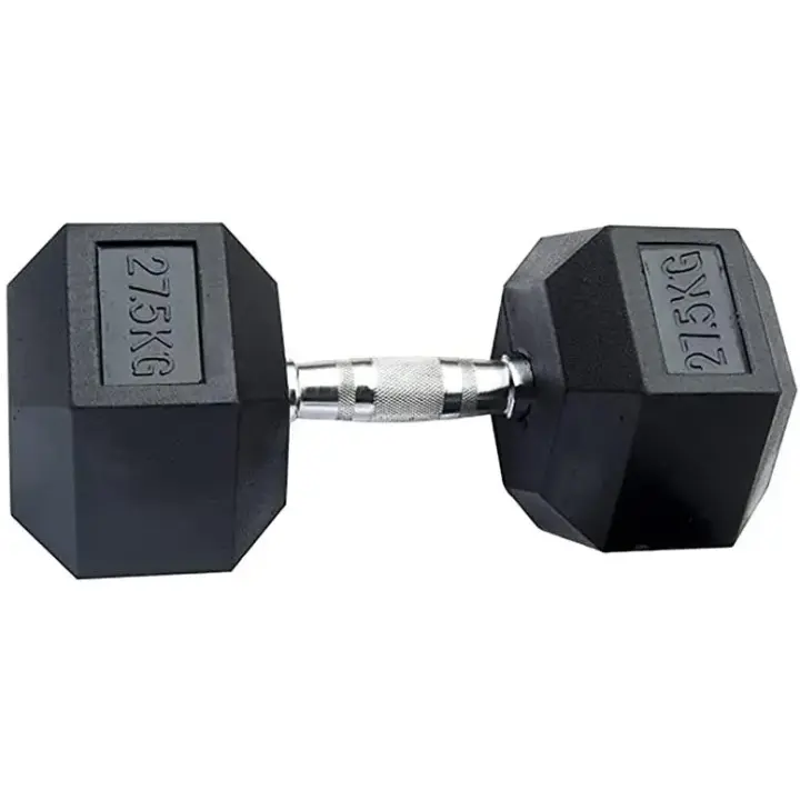 Ozio Fitness Mancuerna Hexagonal 27,5 Kg Fitness Musculación | Agarre Seguro - 1
