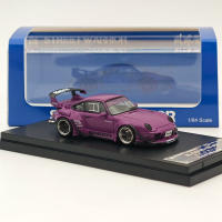 Coche De Colección Miniatura Street WARRIOR SW 1/64 En Rotana Purple Con Ala Corta Para RWB 993 Modelo De Metal Sin Batería Para Fans De Autos - details 2