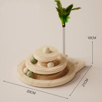Nueva Juguete Para Gato Torre De Escarabajo Divertida Tablero De Rasguño Duradero Con Sisal Poste Para Gato Supplies - details 2