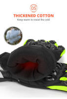 Guantes De Motocicleta Impermeables Y Antiviento Para Conducción En Invierno Toque De Pantalla Completo Moto Motocross Unisex - details 9