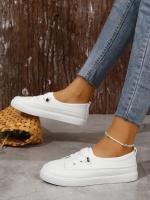 Zapatos Planos Casuales Y Cómodos De Malla Transpirable Para Primavera Y Verano Con Punta Redonda Y Boca Profunda Para Mujer - details 4
