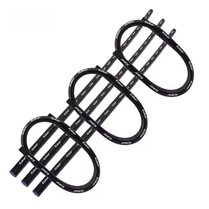 Tubo Recto De Silicona Y Poliéster 1M 4 Capas Resistente a Altas Temperaturas Y Presiones Negro Universal Para Mecánica - 1