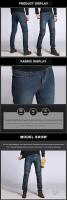 Pantalones De Motocicleta Para Hombre Anti-caída Clásicos Para Conducir Motocicleta Jeans De Denuedo Para Todas Las Estaciones Con Protección CE - details 6