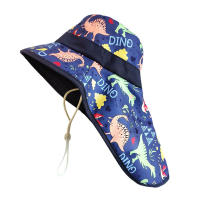 Nueva Gorra De Pescador Panama Para Bebés Con Protección Solar Y Estilo De Playa Ajustable Para Niños Y Niñas Cartoon Cuidado Del Ambiente Material De Algodón Sombrilla Ancha Para Exteriores - details 0