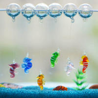 5PCS Decoración De Lagoonería Creativa Con Bola De Ballena Luminosa De Vidrio Para Acuario Decoración De Burbujas Para Micro Paisaje - details 15
