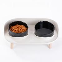 Alfombra De Comida Para Gatos Doble Ajustable En Altura Bebedero De Agua Elevado Suministros Para Perros Y Gatos Jóvenes - details 2