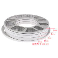 Espaciador De Rueda De Coche De Aluminio Fundido 3/5/6/8/10mm Accesorios De Neumáticos Adaptador De Placa De Chapa - details 4