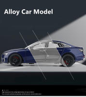 Nueva Audi A6 De 1:24 En Escala Modelo De Aleación Vehículo Miniatura Con Sonido Y Luz Coleccionable Para Niños Regalo De Cumpleaños - details 4
