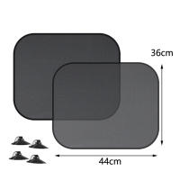 4 Pack Protección Solar Para Ventanas De Coche Visera Y Película Protectora Universal Cortina Para Ventanas Del Coche - details 3