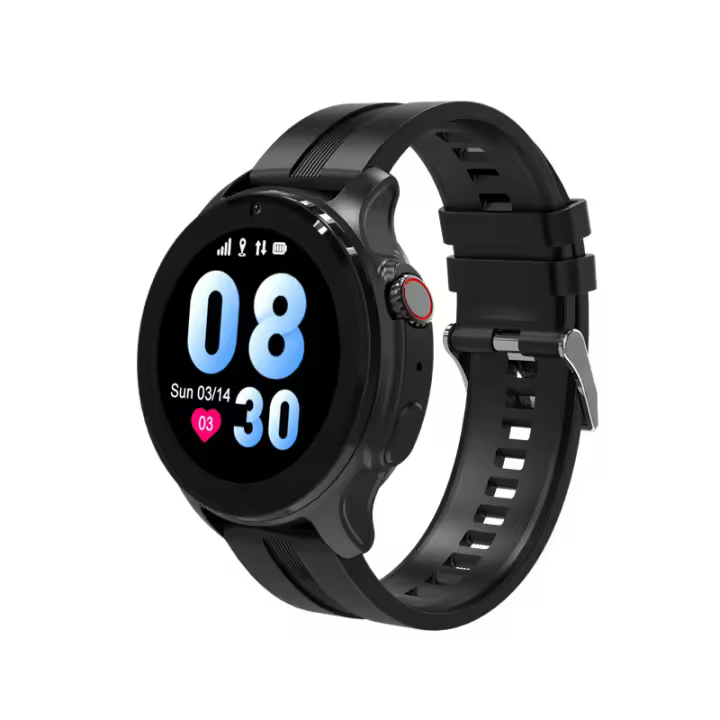 Reloj Inteligente para Niños 4G Rastreador GPS Videollamada SOS Cámara De Chat De Voz Despertador Cronómetro Calculadora De Localización De Regalos De Cumpleaños para Niñas 4-12 Años - 1