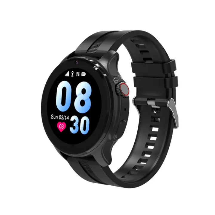 Reloj Inteligente para Niños 4G Rastreador GPS Videollamada SOS Cámara De Chat De Voz Despertador Cronómetro Calculadora De Localización De Regalos De Cumpleaños para Niñas 4-12 Años - 1