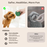 Juguetes Para Masticar Para Perros Rellenable De Hielo Y Trays Toy De Silicona Duradero Para Aliviar El Estrés Y Ansiedad En Verano - details 1
