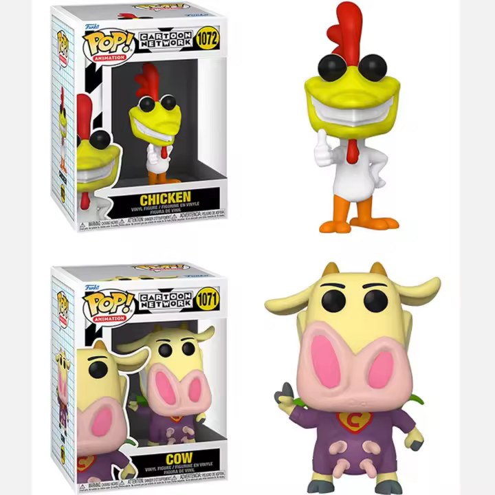 Funko Pack VAca y Pollo Cow Chicken   Pop Vinyl figura 1071 1072 Pack dos figuras - 1