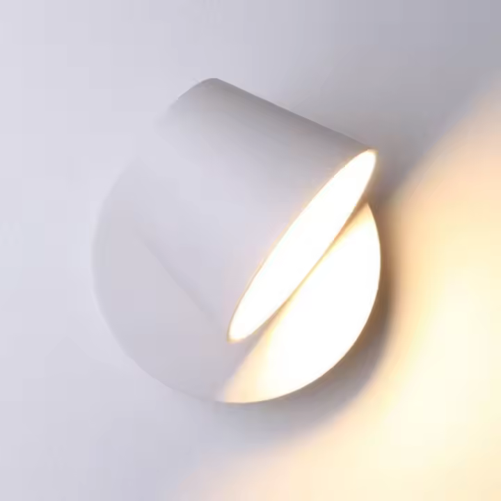 ALPINALUZ Aplique de Pared LED con Foco Orientable 6W, 2700K Luz Cálida de Lectura en Aluminio, Diseño Nórdico Moderno - 1