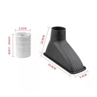 Kit De Tubo De Admisión De Aire Para Coche Patrón De Fibra De Carbono Universal Modificado Entrada De Aire Salida De Aire - details 4