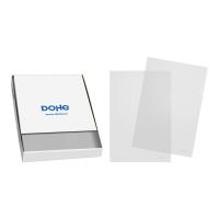 Dohe - Carpetas Transparentes de Plástico para Documentos (100 uds.), Tamaño Folio (22,5x33 cm), Con Uñero y Apertura Superior y Lateral - details 0