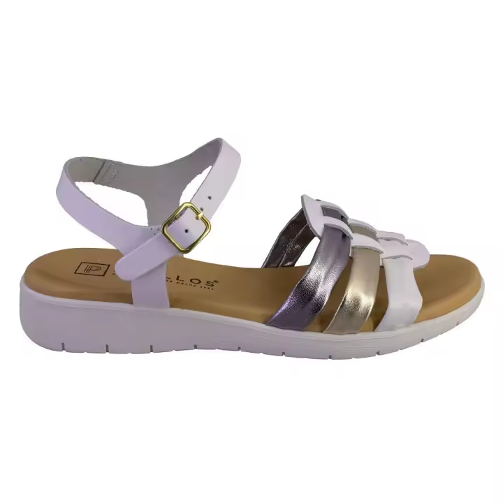 PITILLOS 10601 Sandalias de mujer blanco PIEL 525 - 1