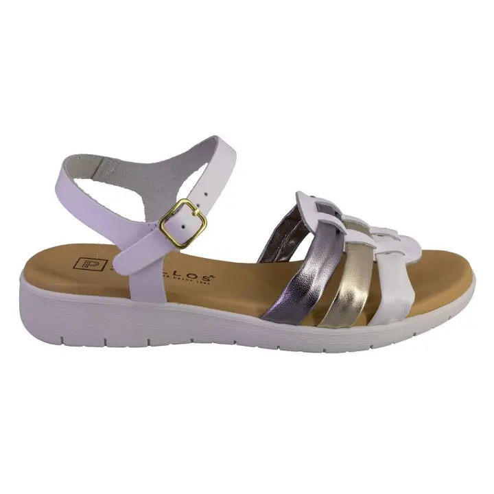 PITILLOS 10601 Sandalias de mujer blanco PIEL 525 - 1