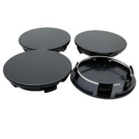 4pcs 70mm Tapas De Centro De Eje Para Ruedas De Coche Universales Negras/Oro Adecuadas Para RM Rines Tipo Tapas De Centro De Eje De Automóvil - details 2