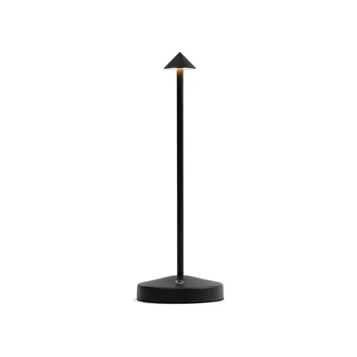 Lámpara De Mesa Ajustable En 3 Colores Y Iluminación Dimmable Infinita Para Decoración De Habitaciones Comedor Y Cafeterías Estilo Retro De Hierro - 1