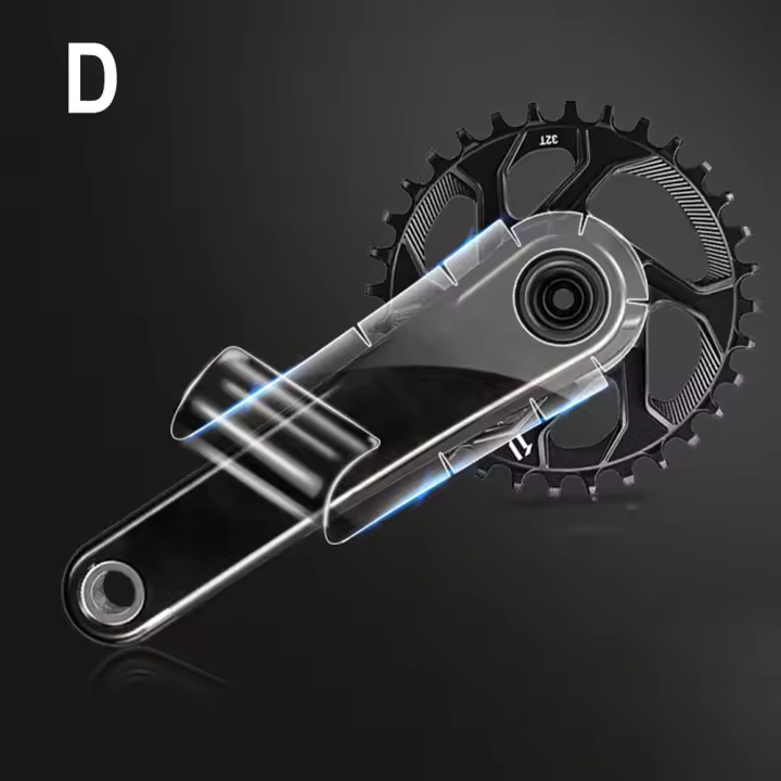 Pegatina Protectora De Carril De Bicicleta De Montaña Universal De Fibra De Carbono Anti-collisión MTB Para Protección - 1