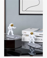 Soporte De Teléfono Móvil En Forma De Astronauta Figura De Escultura Para Decoración De Escritorio Adorno Espacial Para Enthusiasts - details 9