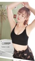 Top De Pecho Enredado Sin Costuras Para Mujer Estilo Explosivo Grande U De Espalda Deportivo Transpirable De Nylon - details 1