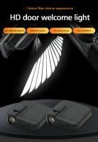 Luz De Bienvenida LED Universal Para Coche Con Proyección De Alas Ángeles Sensibilidad Adhesiva Iluminación De Suelo Con Logo 12V ABS - details 0