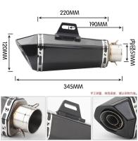 Escape De Motocicleta Universal 36-51mm Con Etiquetas De Dbkiller O Logo Laser Muffler Para Z900 GSXR1000 SV650 R6 R3 ZX6R ZX10 MT07 Acero Inoxidable - details 23